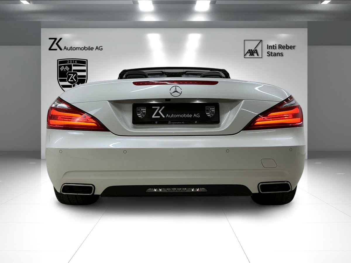 MERCEDES-BENZ SL 350 Roadster 7G-Tronic diamantweiss ★ RF-Kamera ★ Panoram, Benzin, Occasion / Gebraucht, Automatik - 5