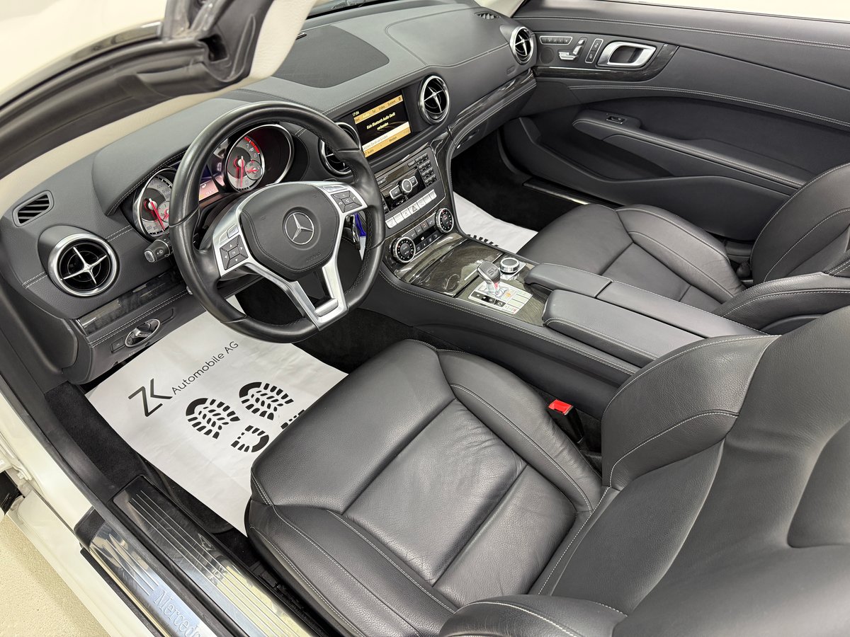 MERCEDES-BENZ SL 350 Roadster 7G-Tronic diamantweiss ★ RF-Kamera ★ Panoram, Benzin, Occasion / Gebraucht, Automatik - 7