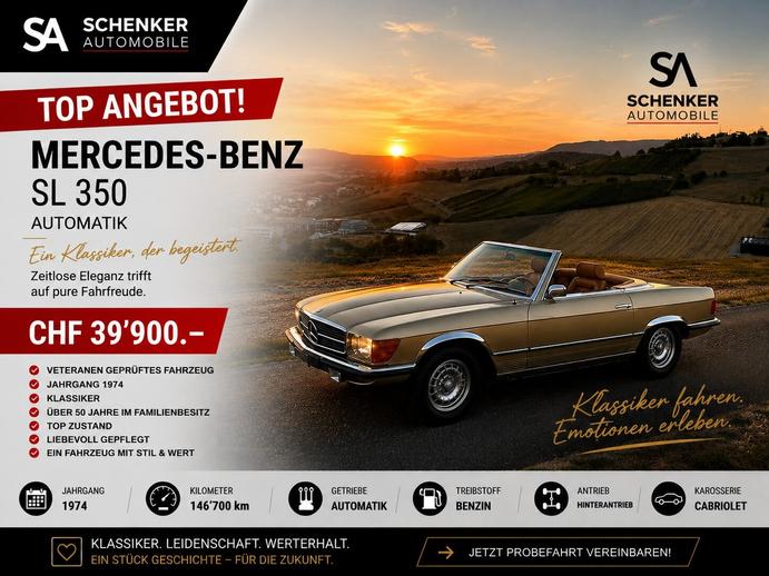 MERCEDES-BENZ SL 350, Benzina, Occasioni / Usate, Automatico