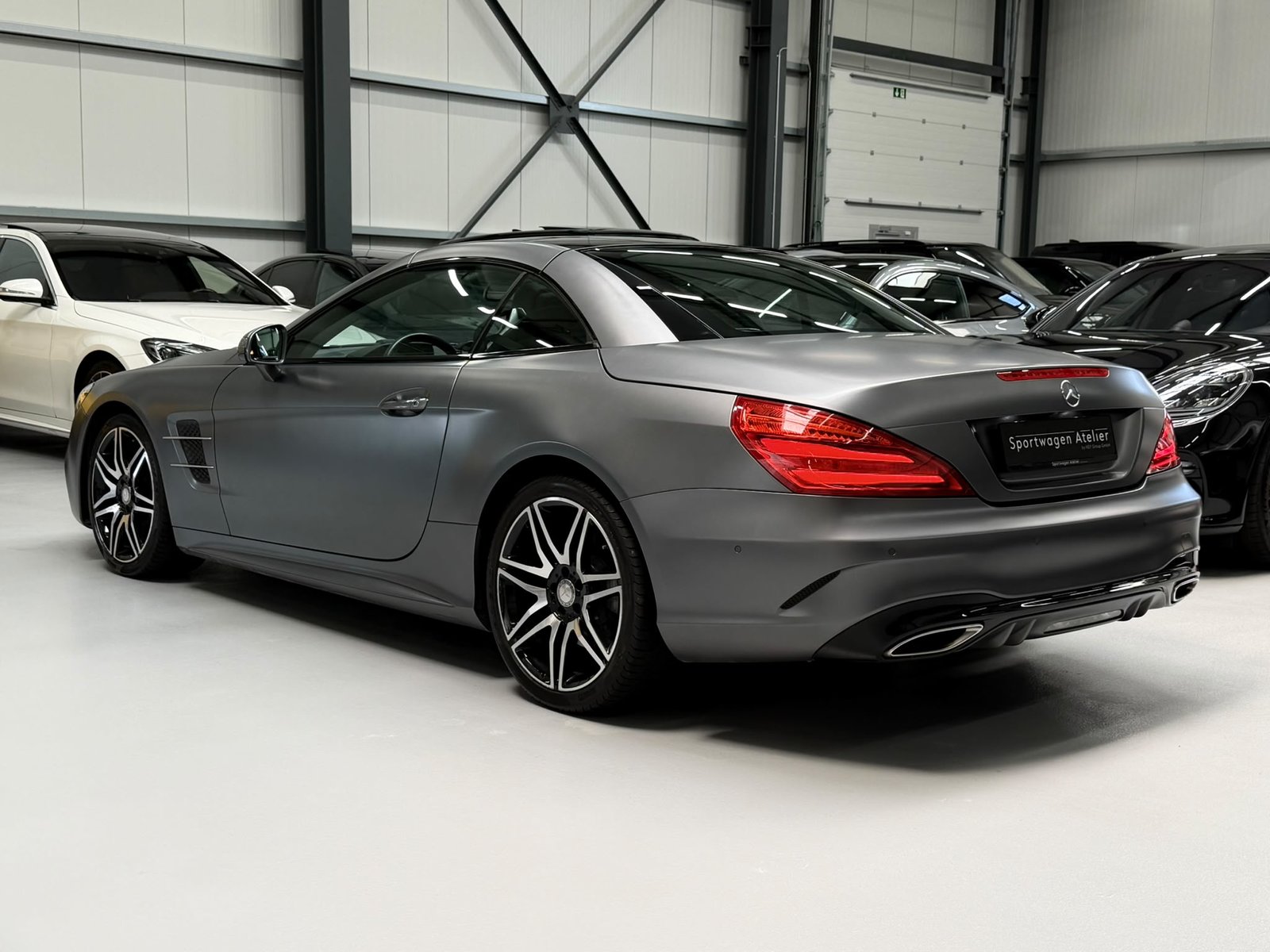MERCEDES-BENZ SL 400 9G-Tronic AMG Line Designo Grau Matt, Petrol, Second hand / Used, Automatic - 4