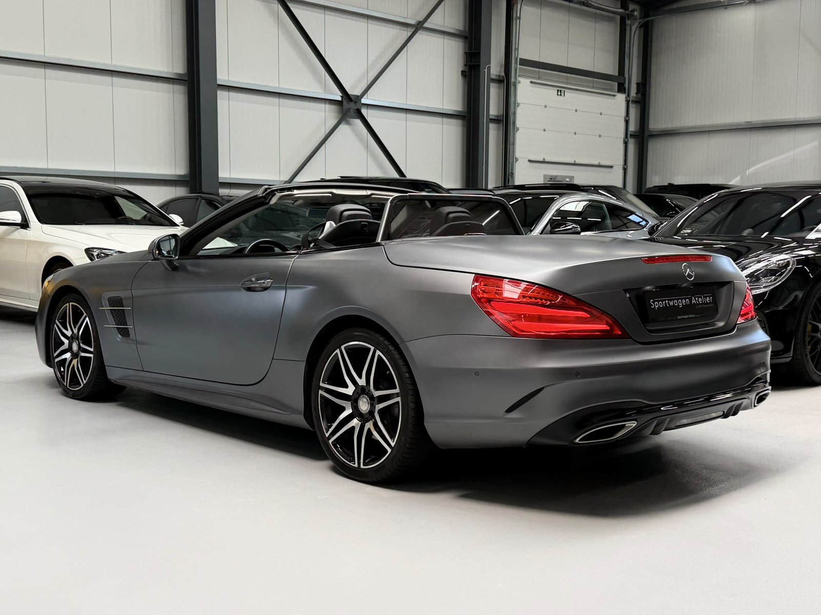 MERCEDES-BENZ SL 400 9G-Tronic AMG Line Designo Grau Matt, Petrol, Second hand / Used, Automatic - 5