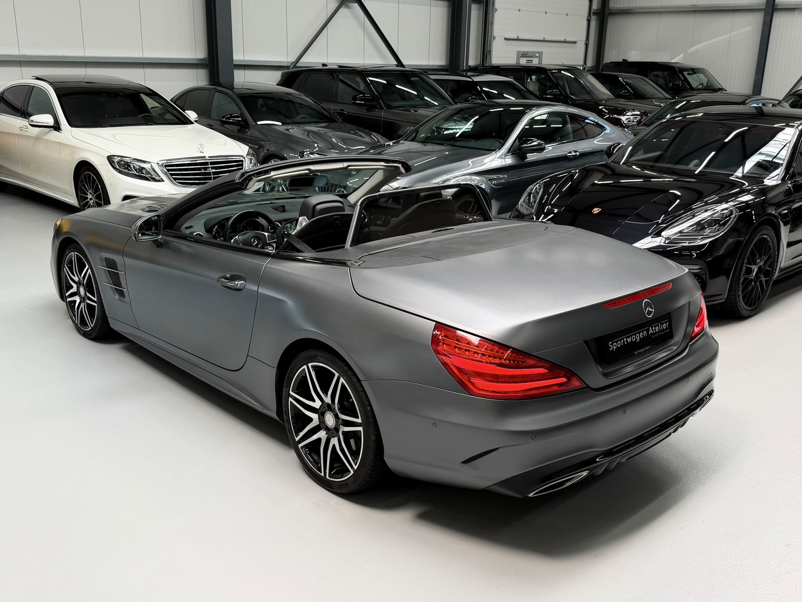 MERCEDES-BENZ SL 400 9G-Tronic AMG Line Designo Grau Matt, Petrol, Second hand / Used, Automatic - 6