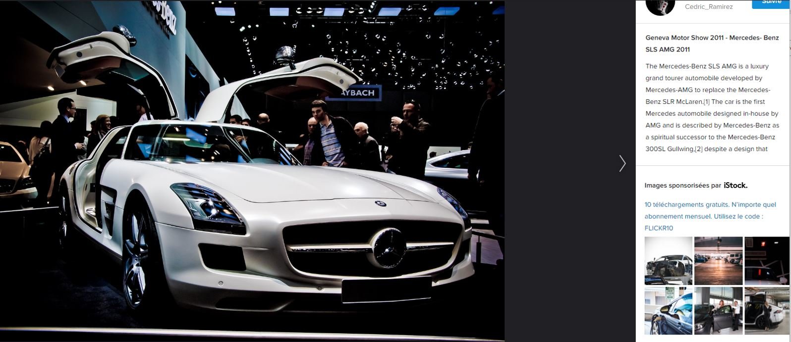 MERCEDES-BENZ SLS 63 AMG Blanc nacré mat *official car show
