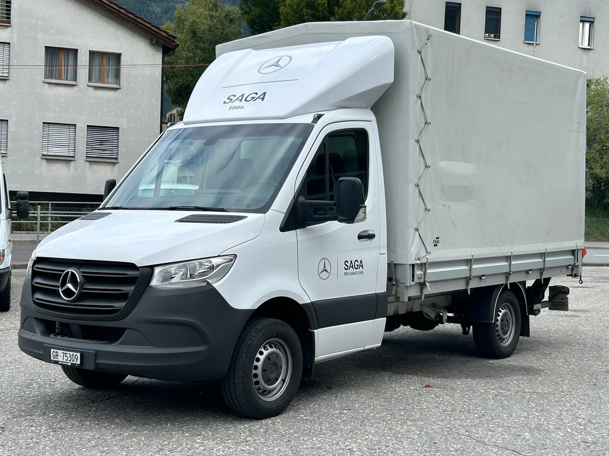 MERCEDES-BENZ Sprinter 317 CDI Standard Blache/Hebebühne, Diesel, Second hand / Used, Manual - 3