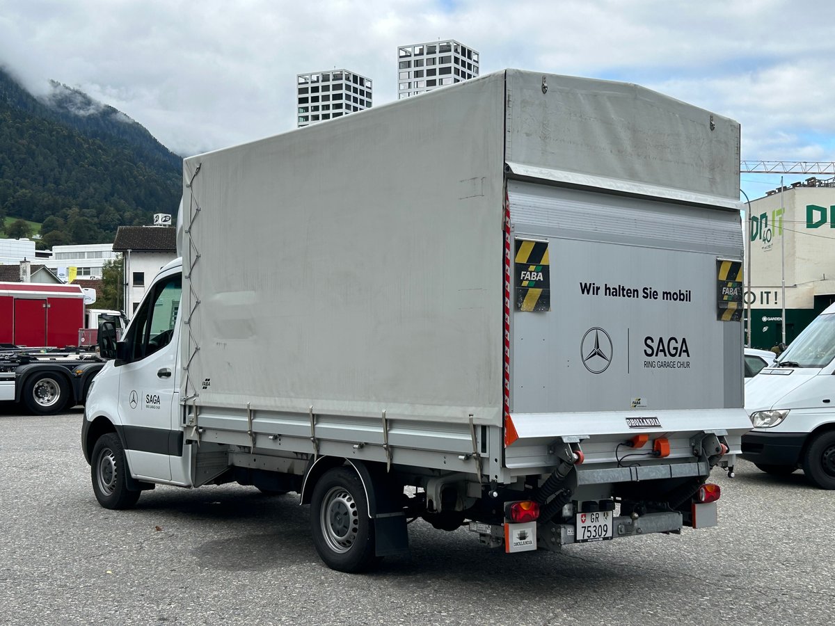 MERCEDES-BENZ Sprinter 317 CDI Standard Blache/Hebebühne, Diesel, Second hand / Used, Manual - 5