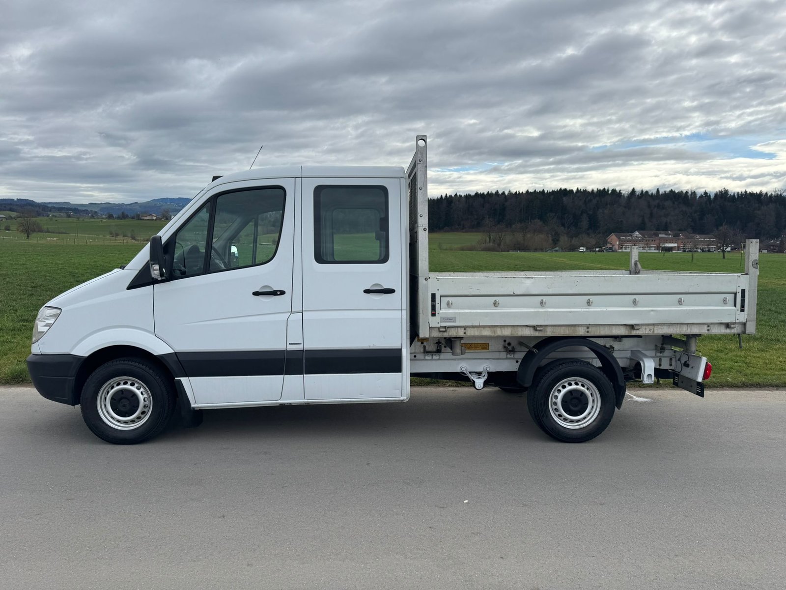 MERCEDES-BENZ Sprinter 313 CDI Standard Kipper mit Anhänger, Diesel, Second hand / Used, Manual - 6