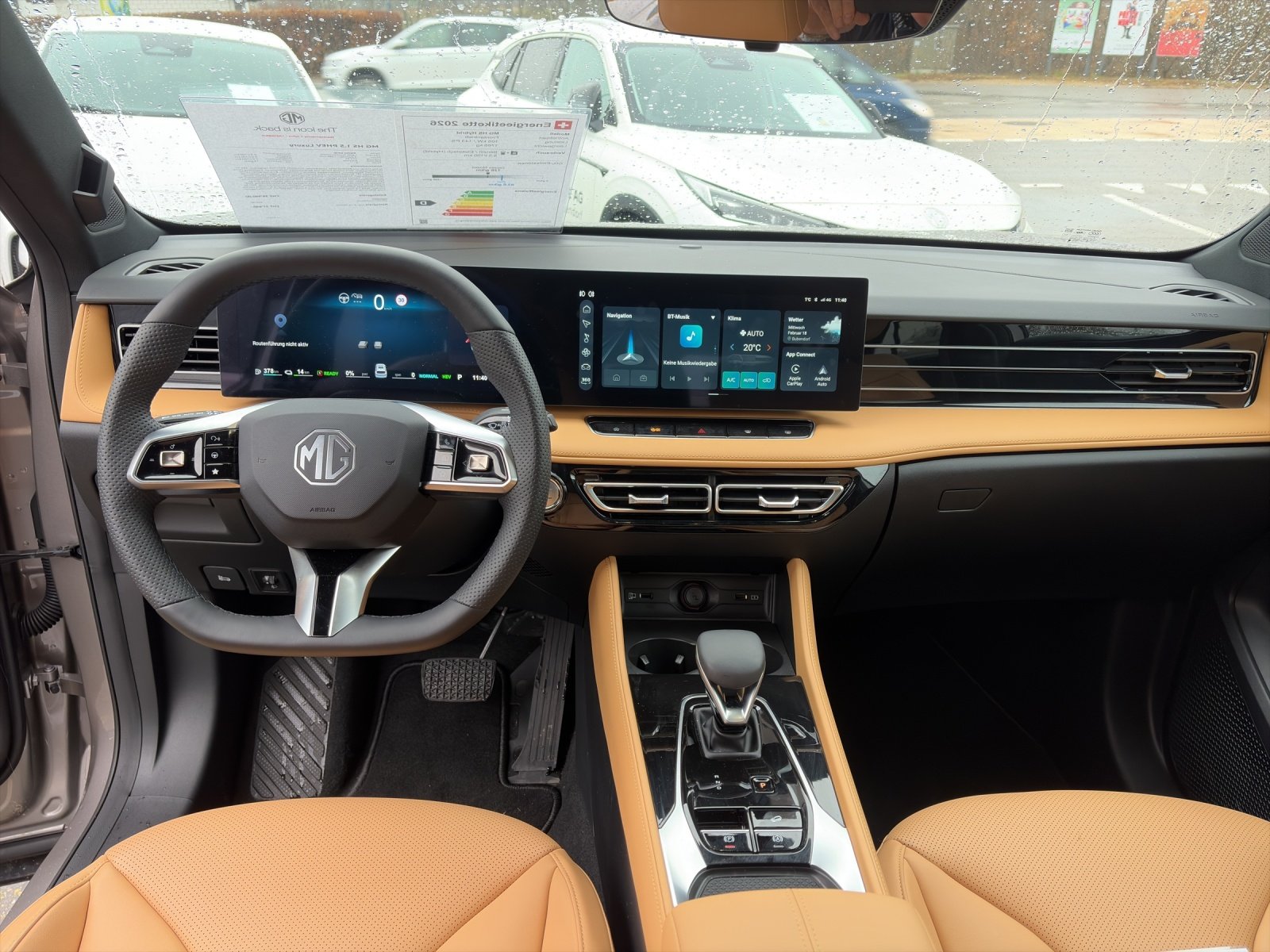 MG HS 1.5 PHEV Luxury, Voll-Hybrid Benzin/Elektro, Vorführwagen, Automatik - 6