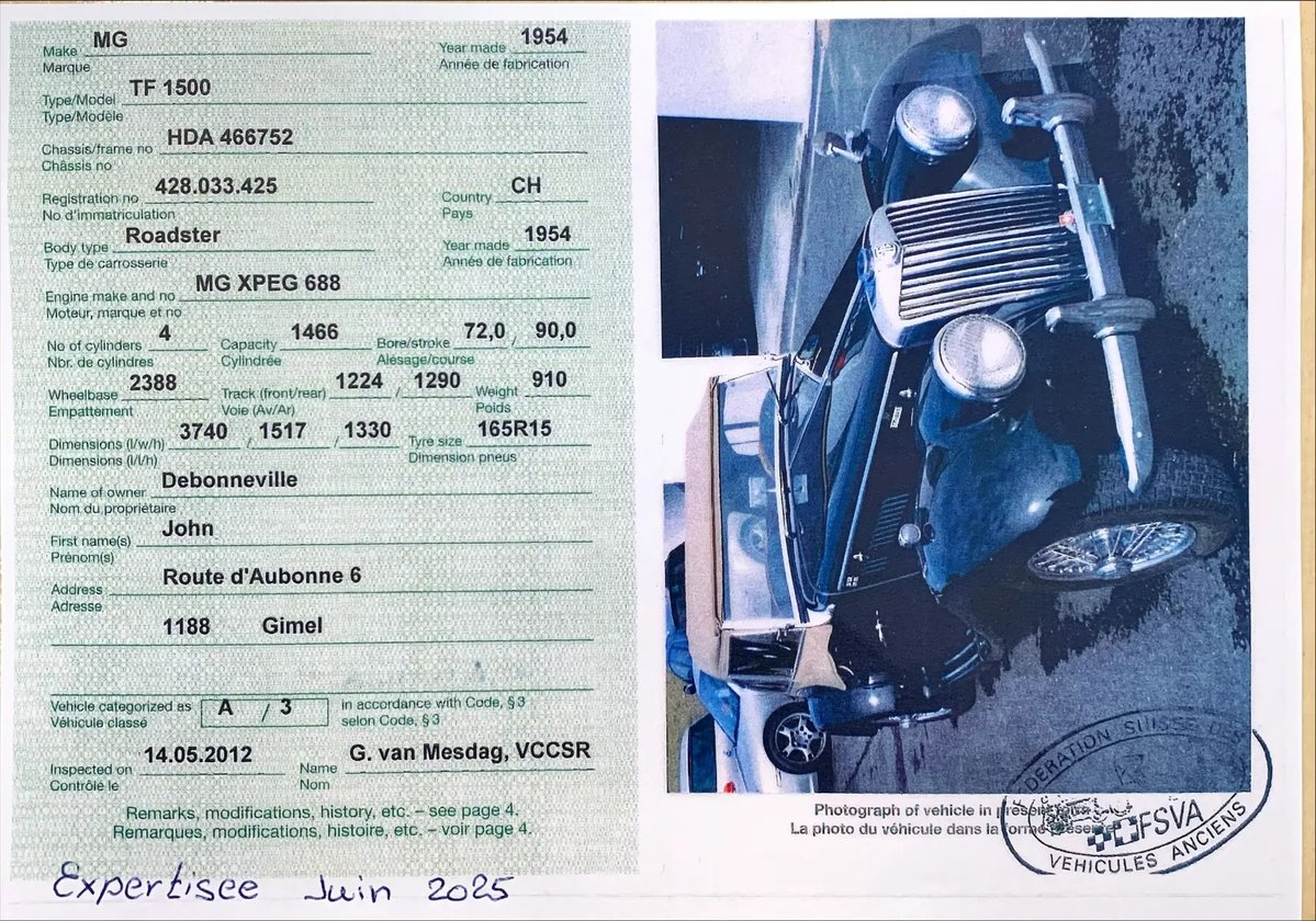 MG TF 1500, Benzin, Occasion / Gebraucht, Handschaltung - 3