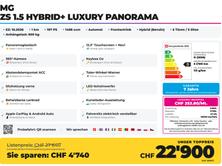MG ZS 1.5 Hybrid+ Luxury Panorama, Hybride Intégral Essence/Électricité, Voiture nouvelle, Automatique - 2