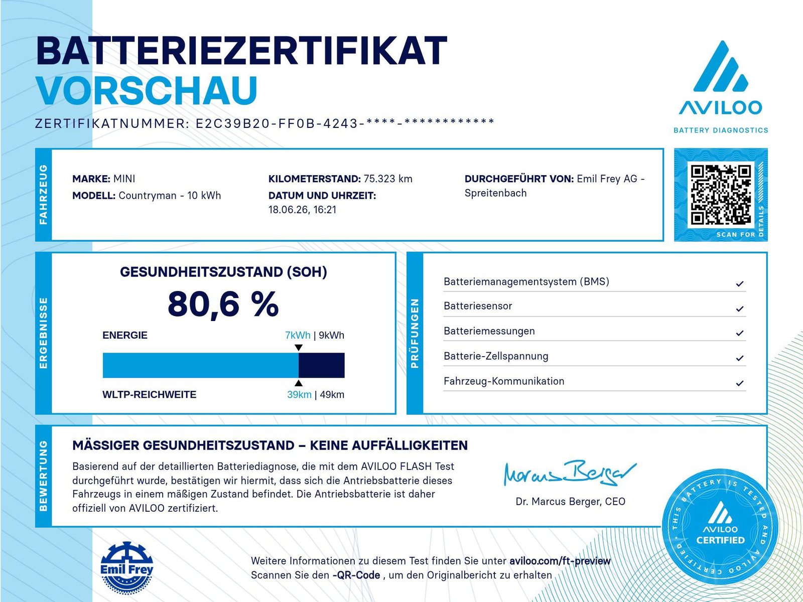 MINI Countryman F60 1.5i Cooper S E ALL4, Plug-in-Hybrid Benzin/Elektro, Occasion / Gebraucht, Automatik - 2