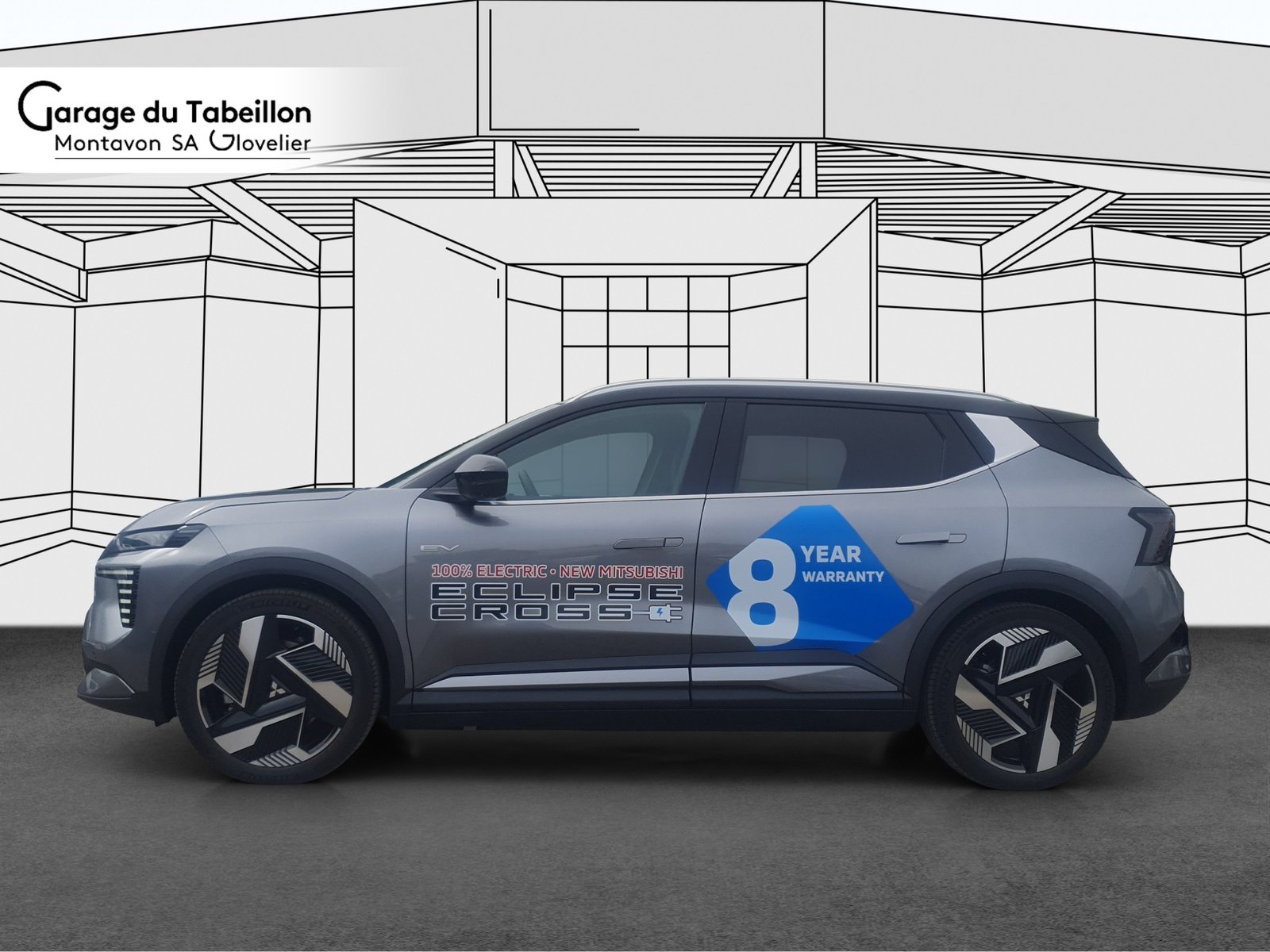 MITSUBISHI Eclipse Cross Instyle 635 kms autonomie, Electric, Ex-demonstrator, Automatic - 2