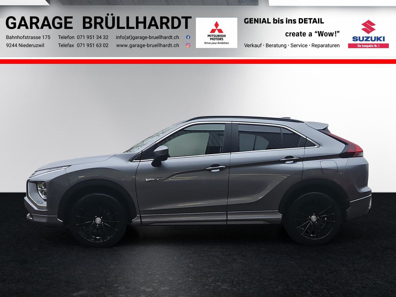 MITSUBISHI Eclipse Cross 2.4 PHEV Diamond 4x4, Hybride Rechargeable Essence/Électricité, Occasion / Utilisé, Automatique - 3