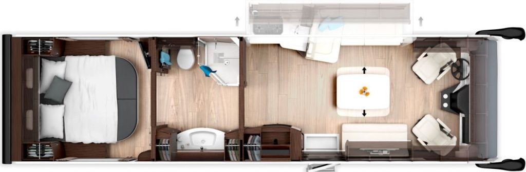 MORELO 100 Grand Empire 1846 Actros, Diesel, Occasion / Utilisé, Automatique - 7