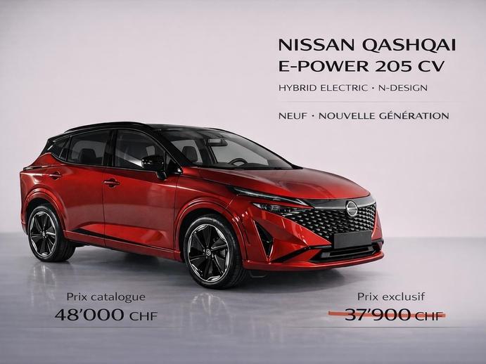 NISSAN NISSAN Qashqai 1.5 VC-T N-Design, Hybride Integrale Benzina/Elettrica, Auto nuove, Automatico