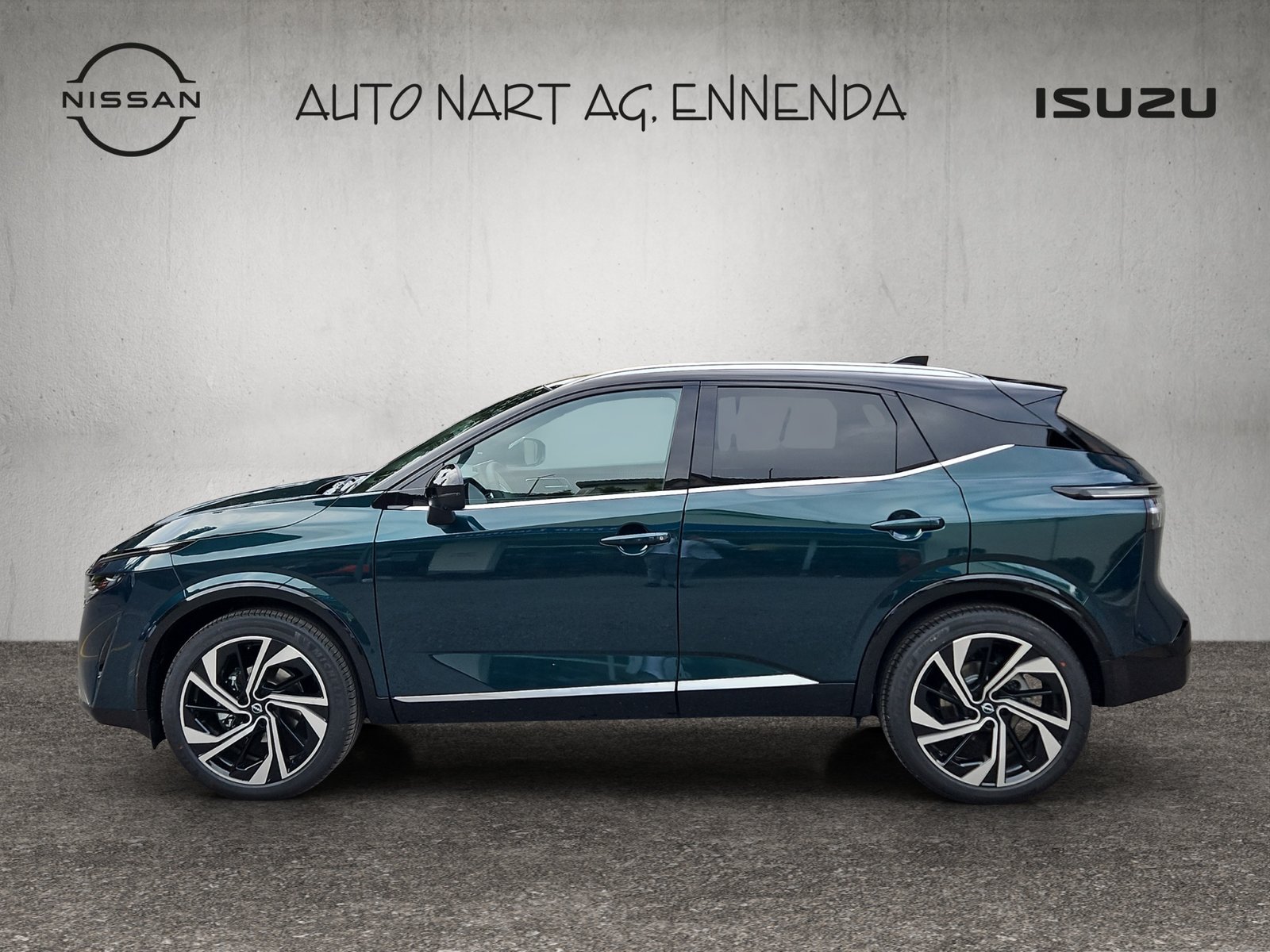 NISSAN Qashqai 1.3 MHEV Tekna+ 4x4 - Ocean green, Hybride Léger Essence/Électricité, Voiture nouvelle, Automatique - 2