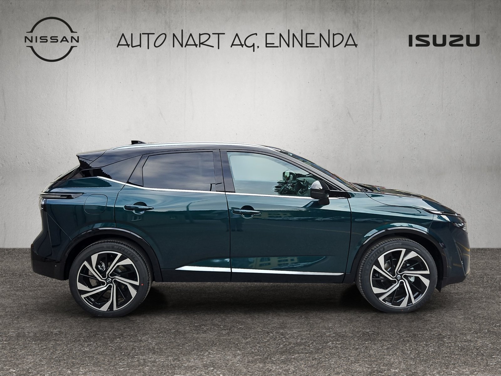 NISSAN Qashqai 1.3 MHEV Tekna+ 4x4 - Ocean green, Hybride Léger Essence/Électricité, Voiture nouvelle, Automatique - 6