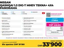 NISSAN Qashqai 1.3 DIG-T MHEV Tekna+ 4x4 Panorama, Mild-Hybrid Petrol/Electric, New car, Automatic - 2