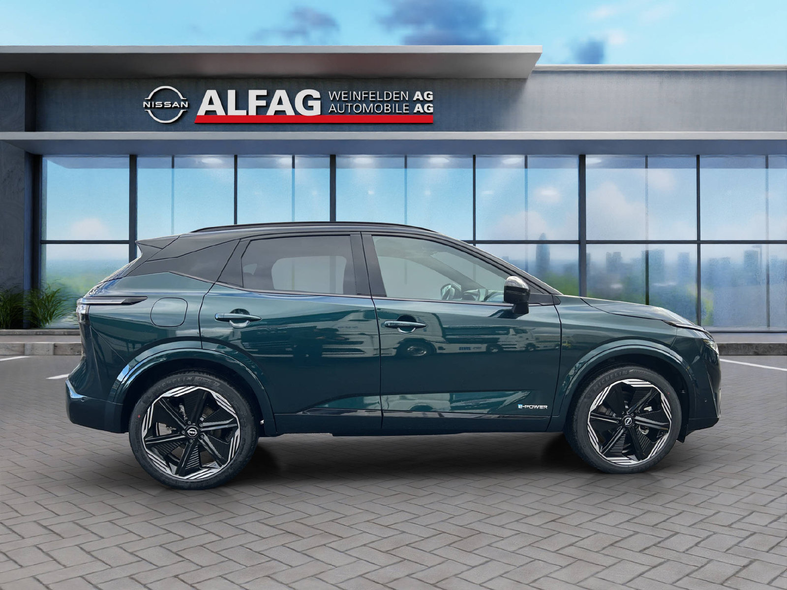NISSAN Qashqai 1.5 VC-T N-Design, Hybride Intégral Essence/Électricité, Voiture de démonstration, Automatique - 7