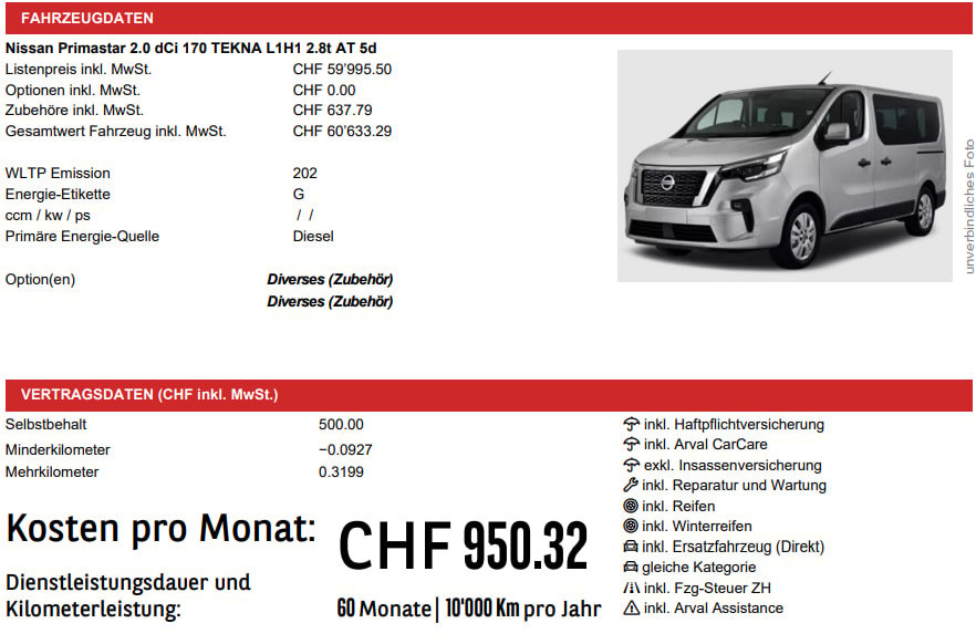 NISSAN Tekna L1H1 170 2.0dCi 9pl, Diesel, Neuwagen, Automatik - 3