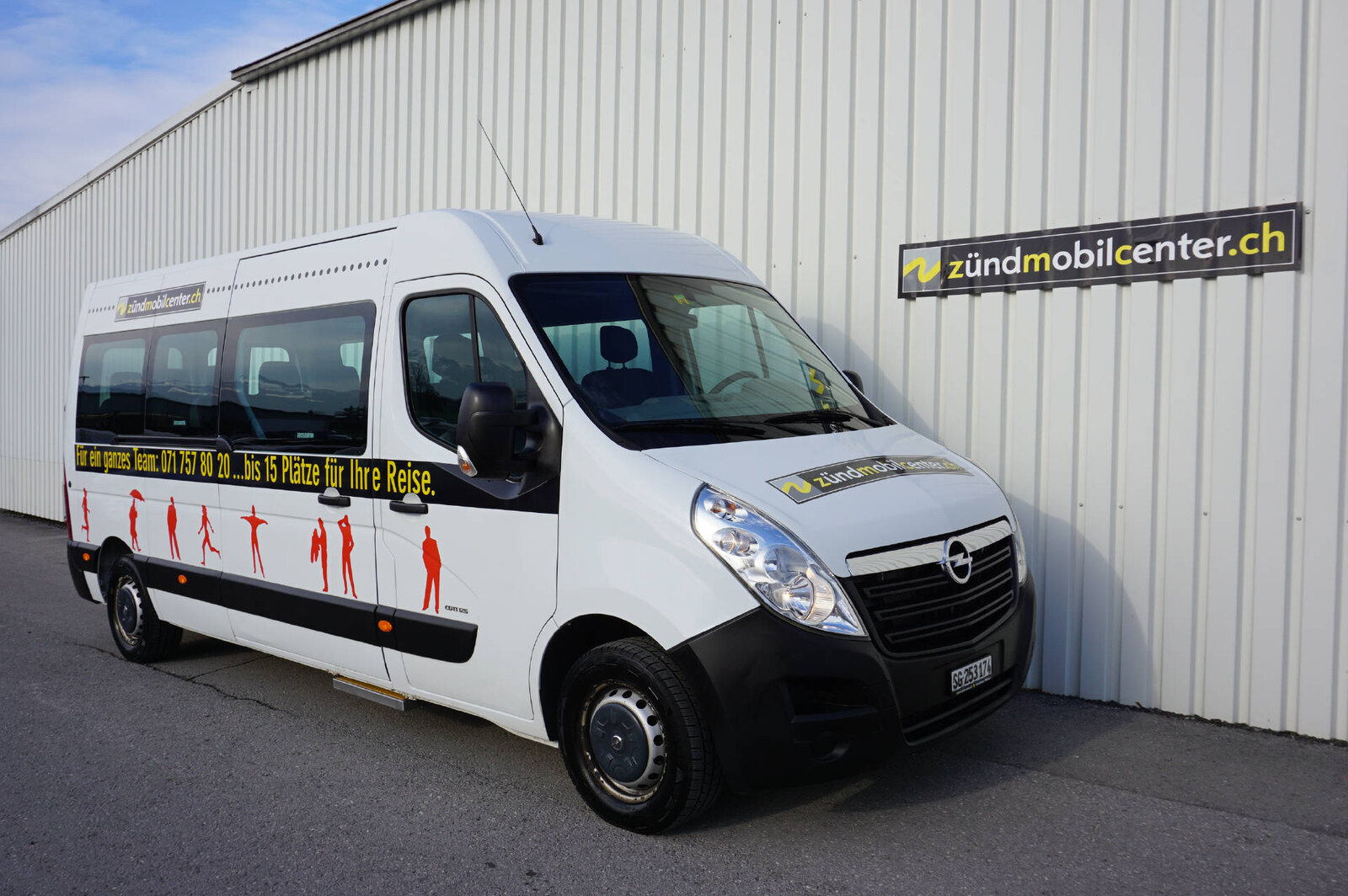 OPEL Movano Bus 15 Plätzer 2.3 CDTI 125, Diesel, Vorführwagen, Handschaltung