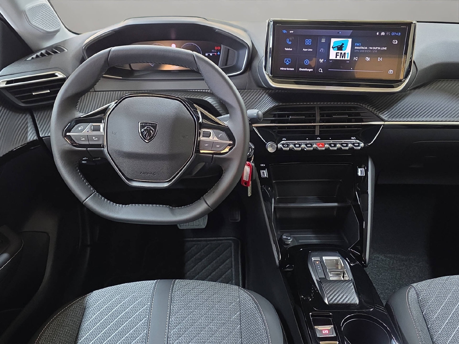 PEUGEOT 208 1.2 Hybrid Allure, Mild-Hybrid Benzin/Elektro, Occasion / Gebraucht, Automatik - 7