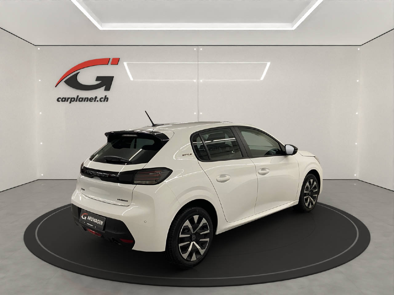 PEUGEOT 208 1.2 Hybrid Style, Hybride Léger Essence/Électricité, Voiture de démonstration, Automatique - 4