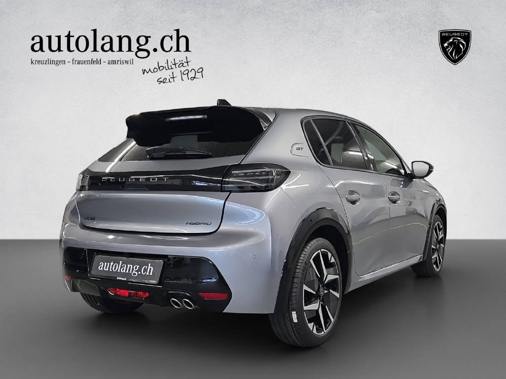 PEUGEOT 208 1.2 Hybrid 145 GT, Hybride Leggero Benzina/Elettrica, Auto dimostrativa, Automatico - 4