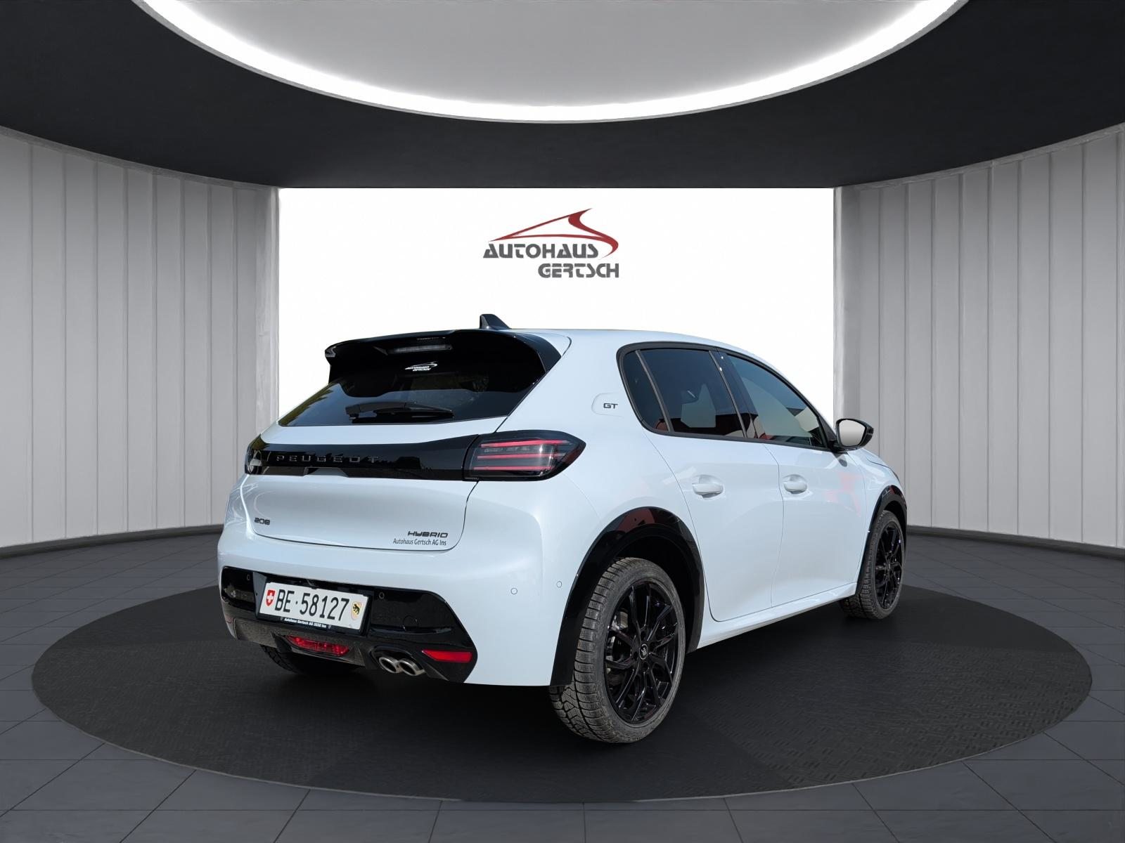 PEUGEOT 208 1.2 Hybrid 145 GT, Hybride Léger Essence/Électricité, Voiture de démonstration, Automatique - 4