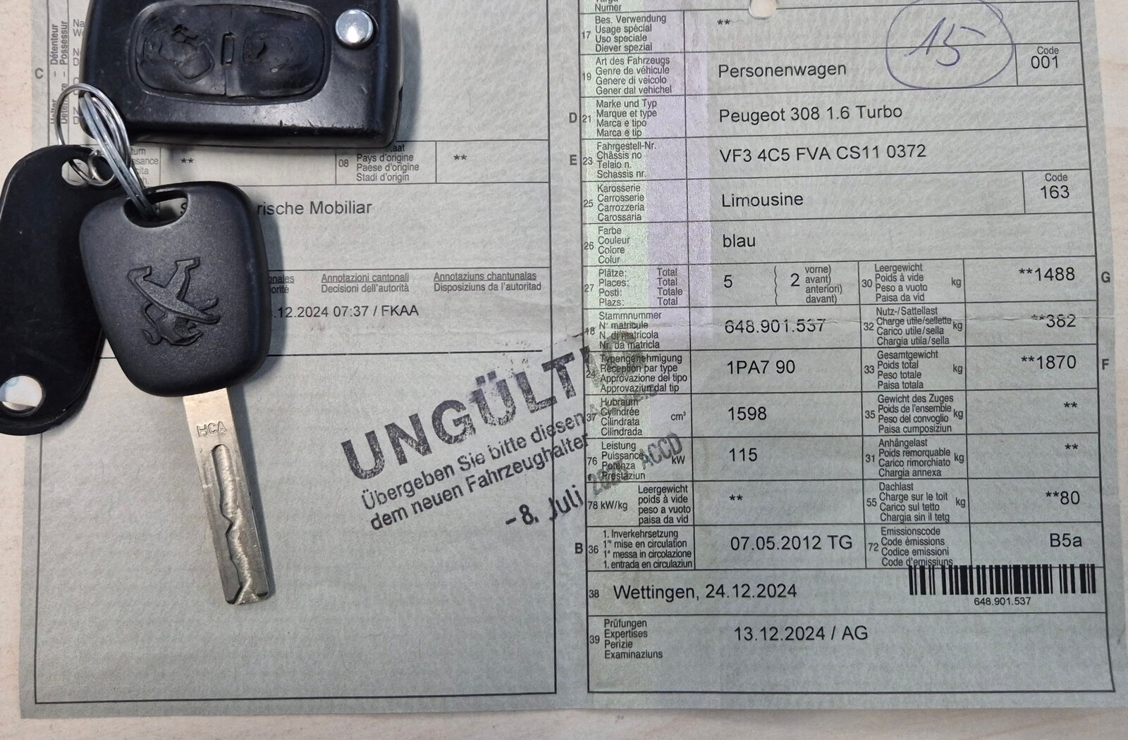 PEUGEOT 308 1.6 16V Turbo Allure Automatic, Benzina, Occasioni / Usate, Automatico - 2
