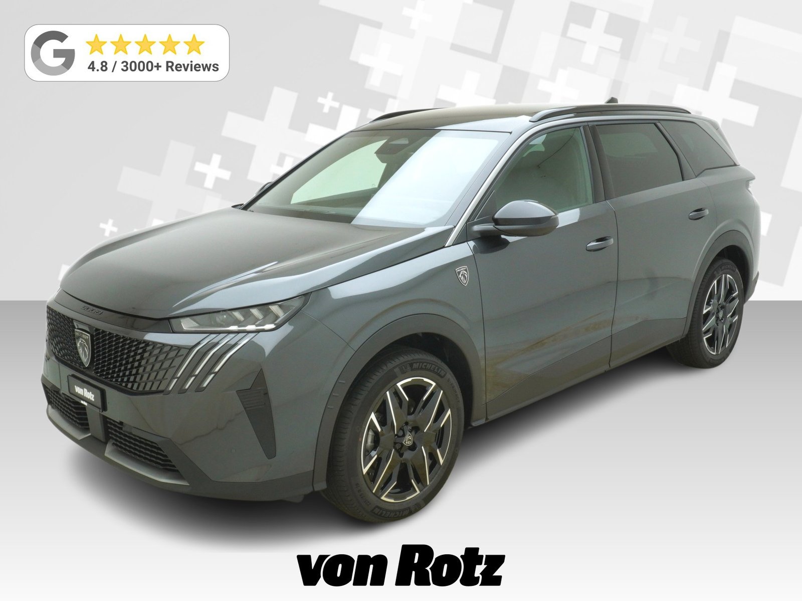 PEUGEOT 5008 1.2 Hybrid GT 7Plätzer, Full-Hybrid Petrol/Electric, New car, Automatic