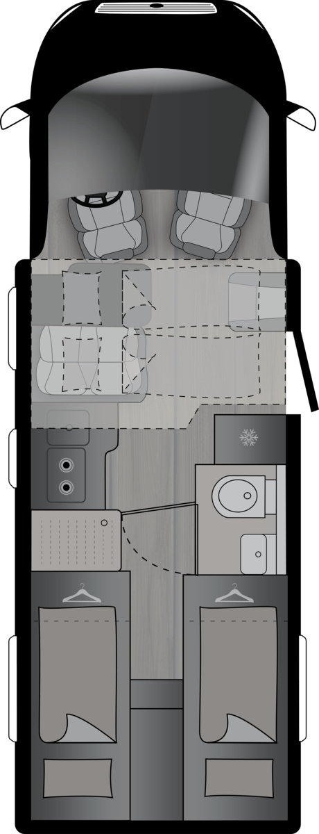 PEUGEOT Boxer 435 2.2 BlueHDi 140 S/S EXPDN 7.4 E Crosscamp, Diesel, Neuwagen, Automat - 2