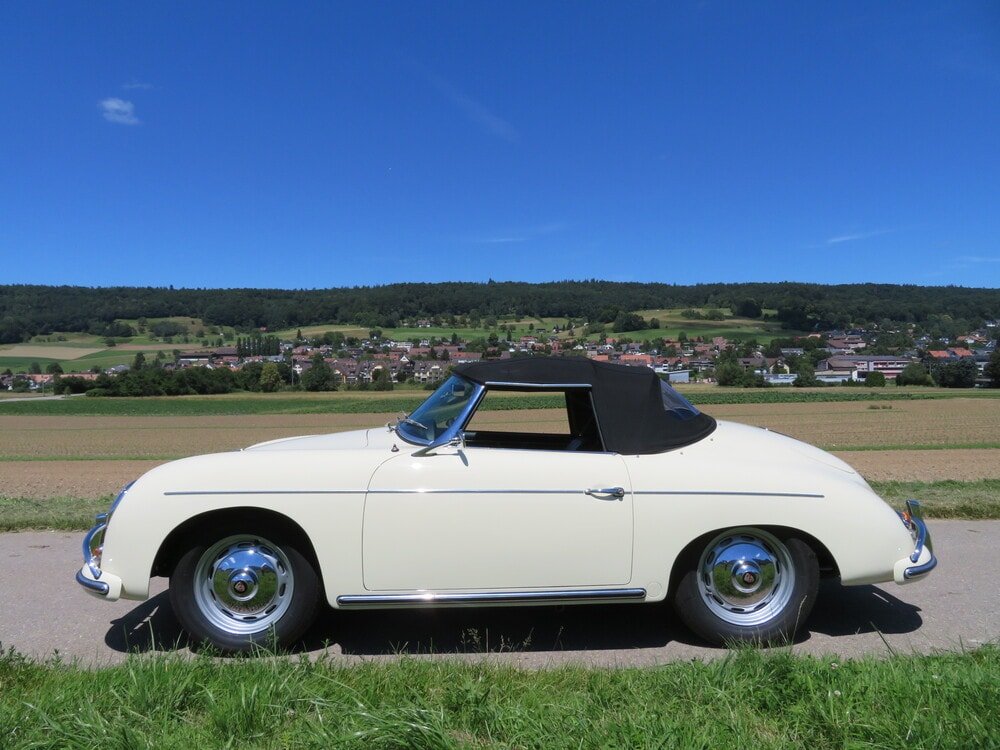 PORSCHE 356 A Convertible D, Essence, Voiture de collection, Manuelle - 4