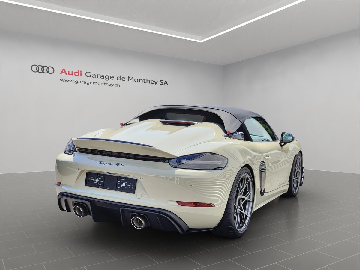 PORSCHE 718 Spyder RS PDK Weissach / Couleur PTS, Essence, Occasion / Utilisé, Automatique - 4