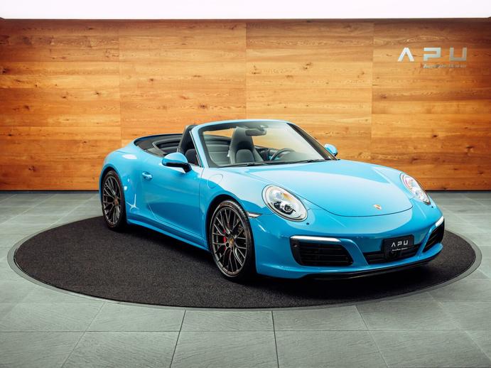 PORSCHE 911 Carrera 4S Cabrio PDK Miamiblau, Petrol, Second hand / Used, Automatic