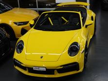 PORSCHE 911 TURBO S CABRIO PDK CH- FZ - RACING GELB - TECHART, Benzin, Occasion / Gebraucht, Automatik - 3