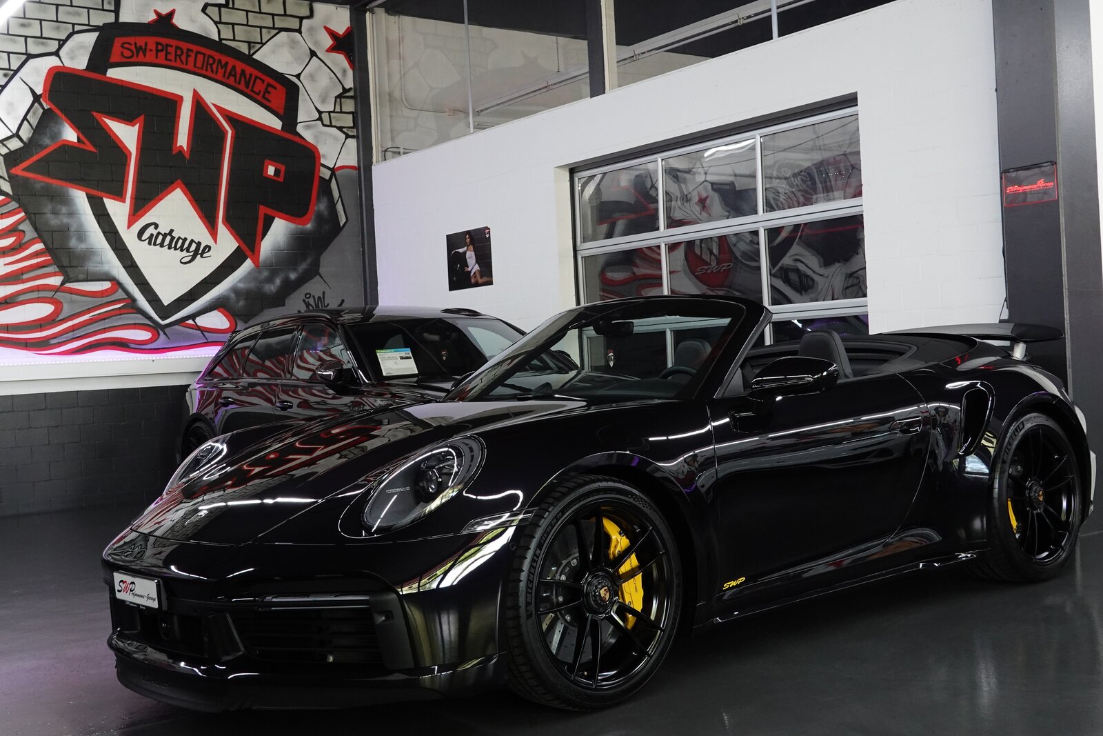 PORSCHE 911 TURBO S CABRIO PDK BLACK CH-FZ LIFTSYSTEM FULL ON TOP