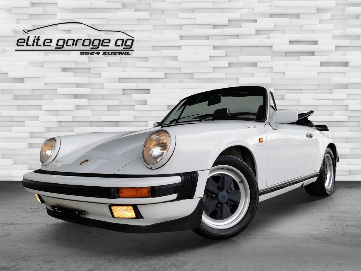 PORSCHE 911 Carrera Cabrio, Essence, Voiture de collection, Manuelle