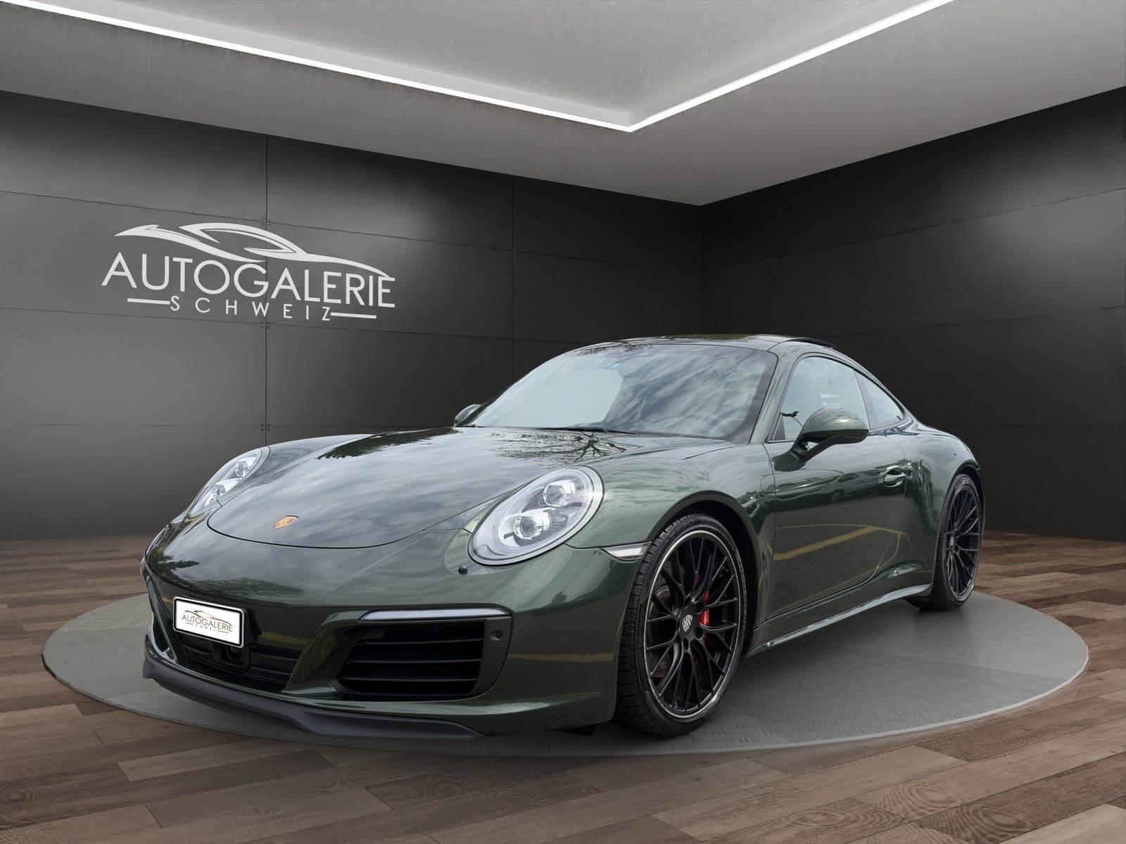 PORSCHE 911 Carrera 4S PDK CH Swiss OAKGREEN Naturleder E