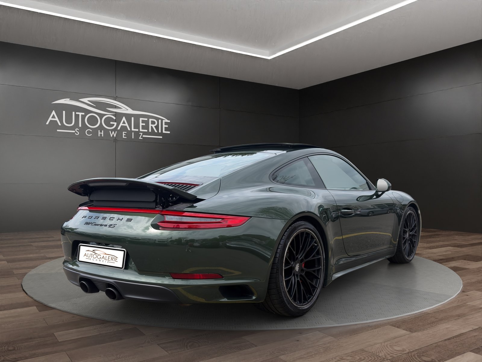 PORSCHE 911 Carrera 4S PDK CH Swiss OAKGREEN Naturleder E, Benzin, Occasion / Gebraucht, Automatik - 5
