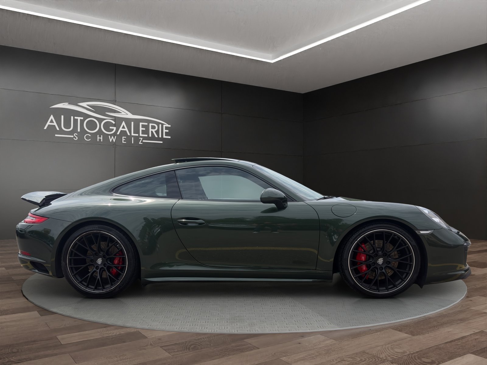 PORSCHE 911 Carrera 4S PDK CH Swiss OAKGREEN Naturleder E, Benzin, Occasion / Gebraucht, Automatik - 6