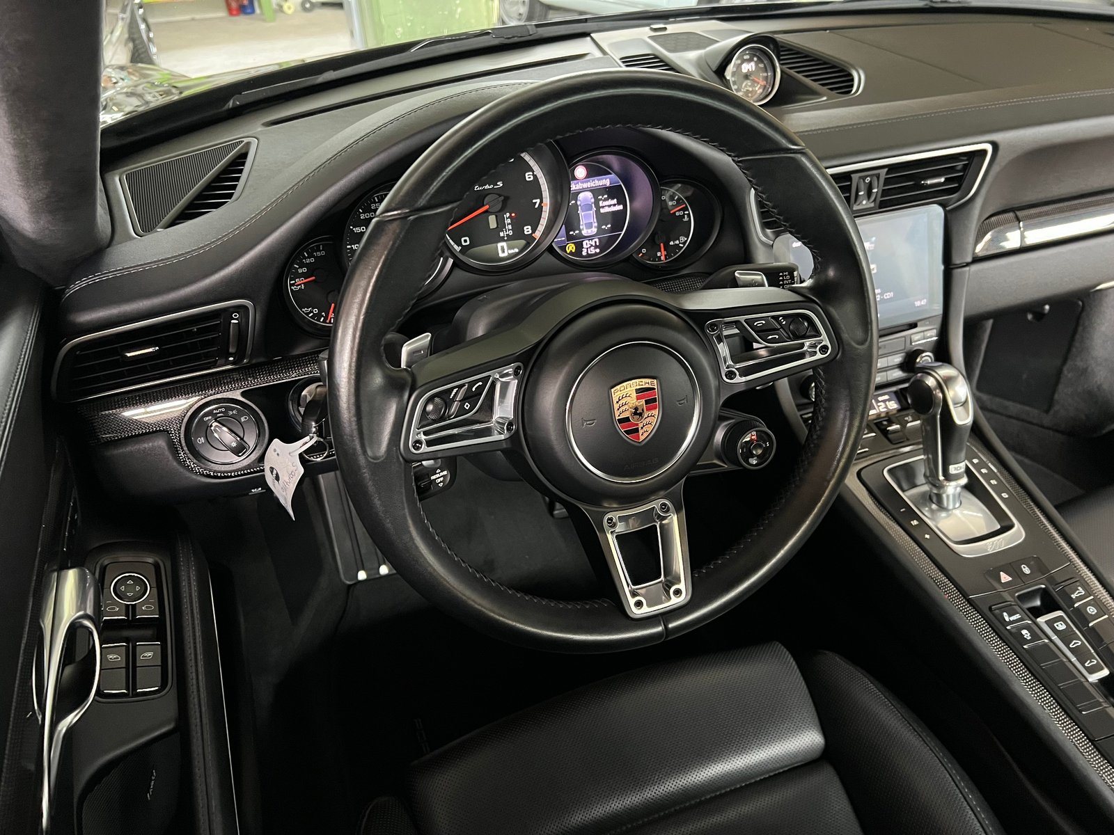 PORSCHE 911 Turbo S PDK schwarz-schwarz, Benzina, Occasioni / Usate, Automatico - 5