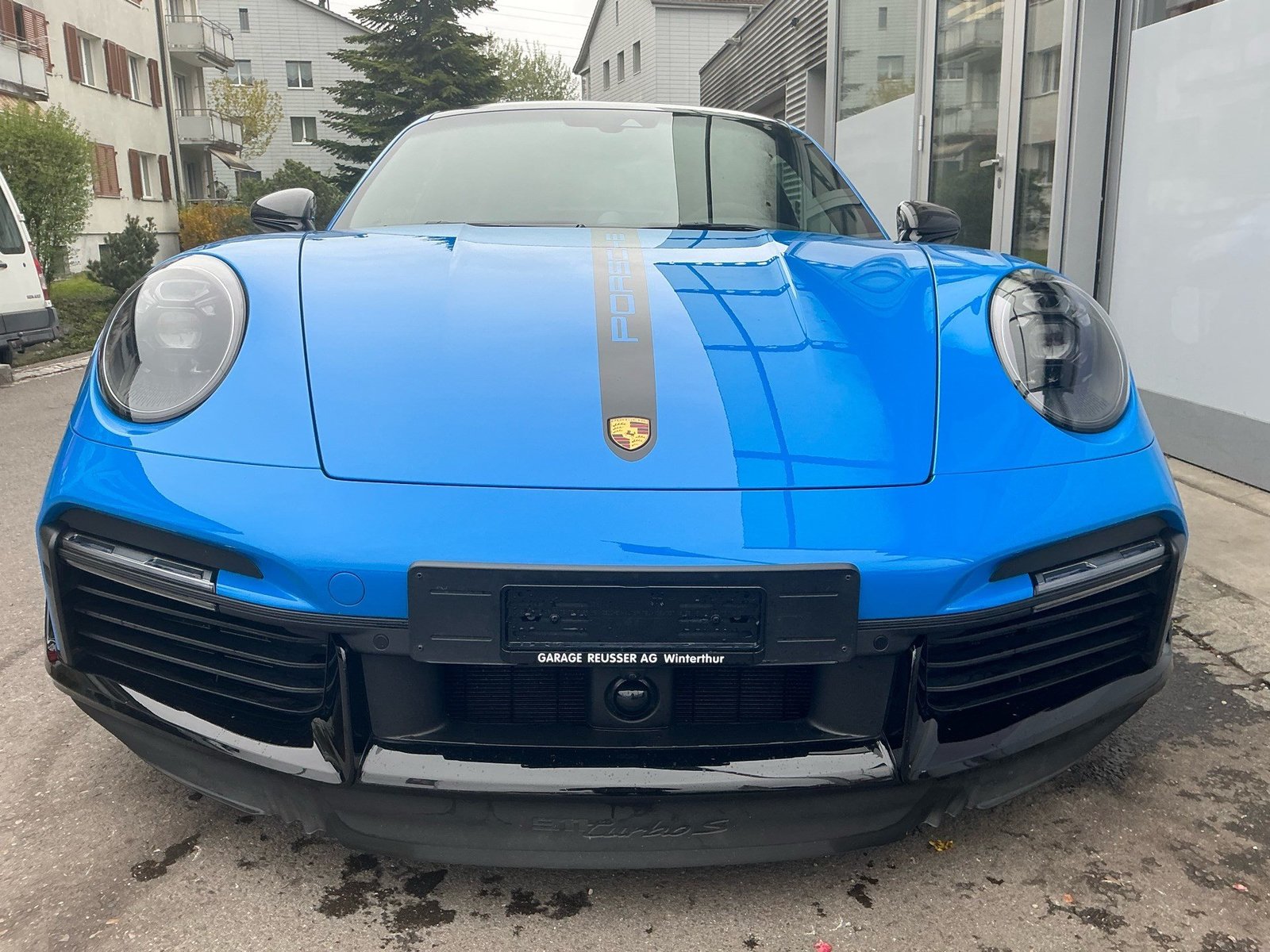 PORSCHE 911 Turbo S *** TRAUM IN SHARKBLUE ***, Benzina, Occasioni / Usate, Automatico - 2