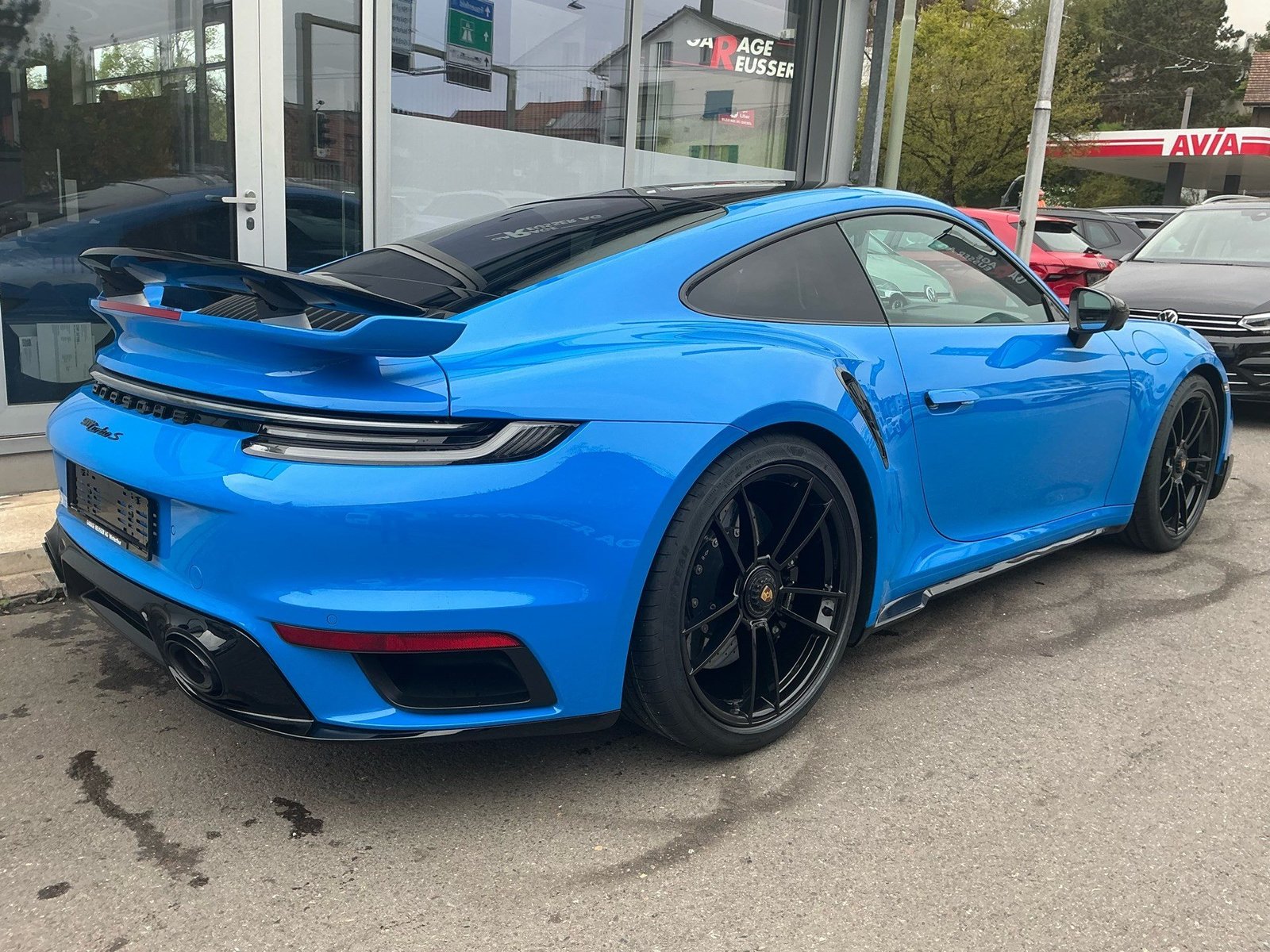 PORSCHE 911 Turbo S *** TRAUM IN SHARKBLUE ***, Benzina, Occasioni / Usate, Automatico - 4