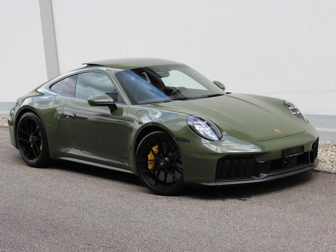 PORSCHE 911 Carrera 4 GTS PTS Lackierung *NATOOLIV*, Hybride Integrale Benzina/Elettrica, Occasioni / Usate, Automatico