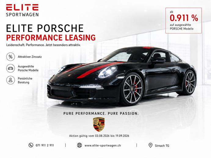 PORSCHE 911 Carrera 4S PDK 911R-Design, Essence, Occasion / Utilisé, Automatique