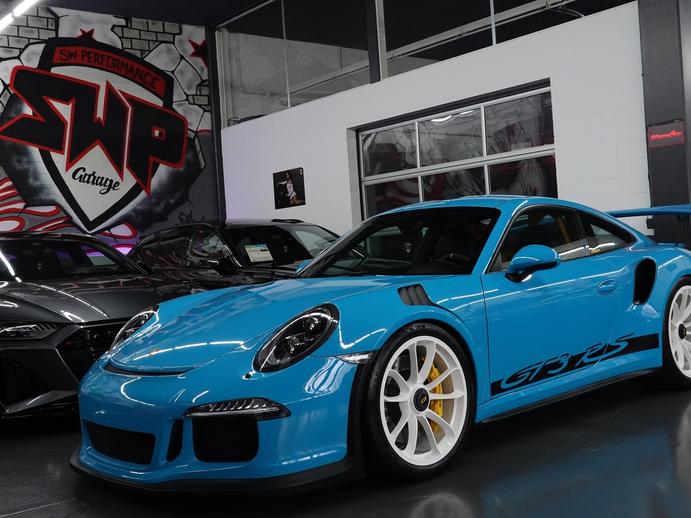 PORSCHE 911 GT3 RS PDK MIAMI BLUE CH-FZ CLUBSPORT LIFTSYSTEM, Benzina, Occasioni / Usate, Automatico