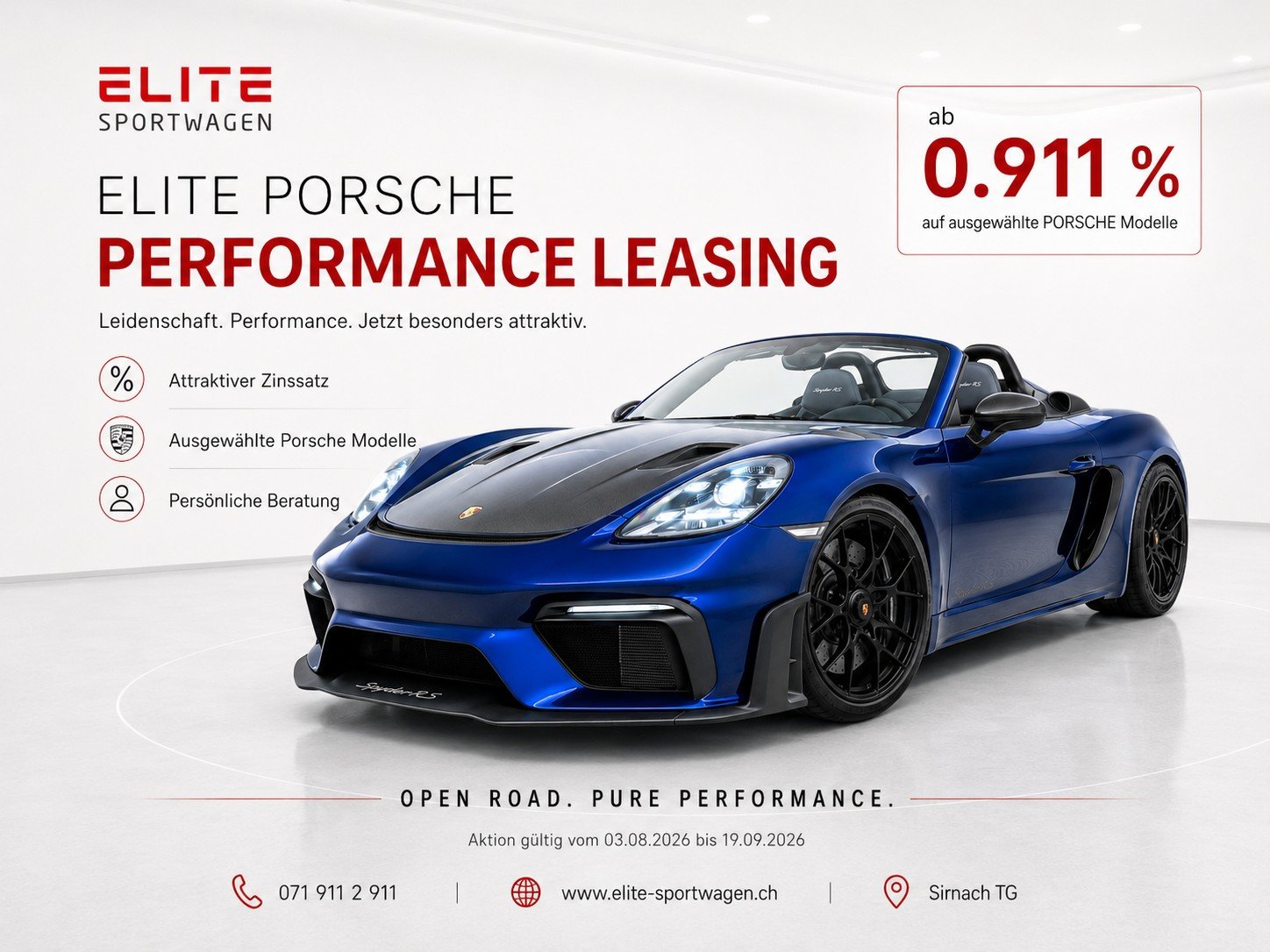 PORSCHE 718 Boxster Spyder RS PDK