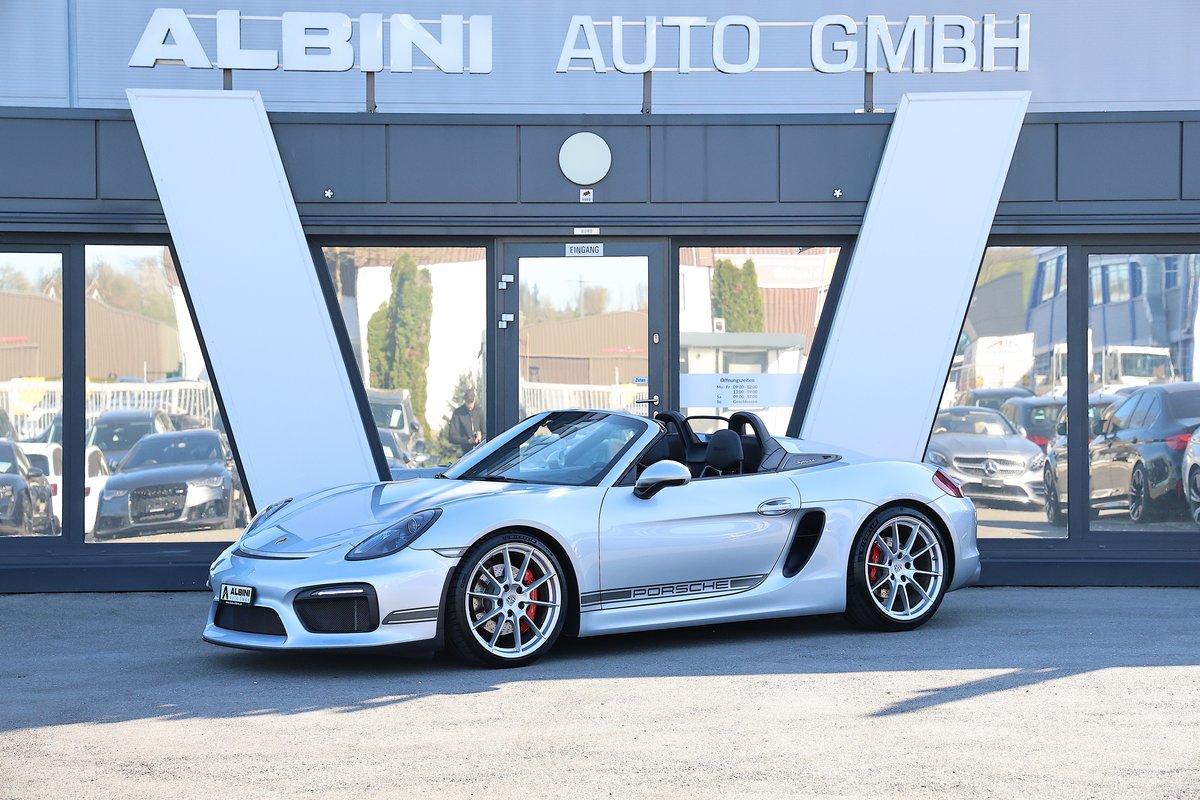 PORSCHE Boxster Spyder 3.8 *Porsche Approved*