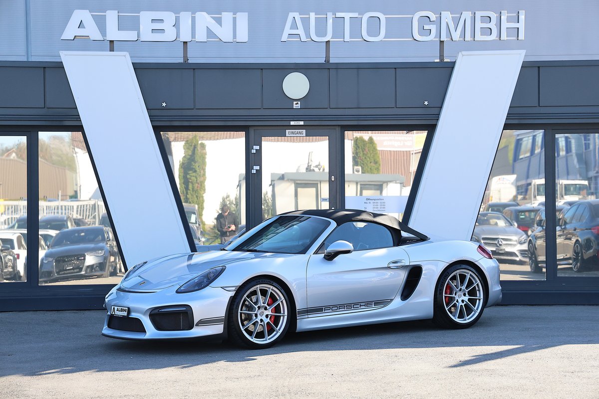 PORSCHE Boxster Spyder 3.8 *Porsche Approved*, Benzin, Occasion / Gebraucht, Handschaltung - 2