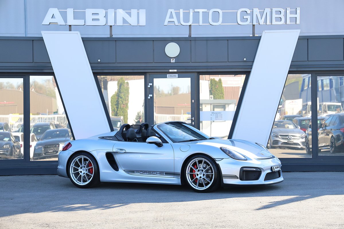 PORSCHE Boxster Spyder 3.8 *Porsche Approved*, Benzin, Occasion / Gebraucht, Handschaltung - 3